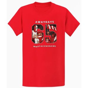 HEAVY COTTON™- AWAYDAYS 65 – Limited Edition Ultra-Design T-Shirt - Rood Maat XL