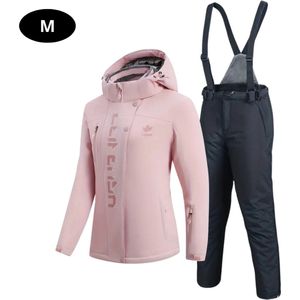 Nivard Ski Suit - Skipak - SkiBroek - Wintersport - Skijas - Dames - 2-Delig - Roze - Maat S