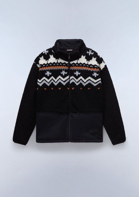 Napapijri - T-Ansei FZW - Sweatshirt - Zwart - Hybride Design