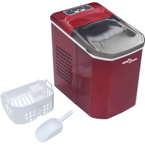 vidaXL Ijsblokjesmachine - Ijsblokjesmachines - Ijsmachine - Ijsmachines - IJsblokjesmachine 1,4 L 15 kg/24 u rood