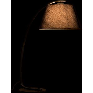 J-Line tafellamp Boog - metaal - zwart