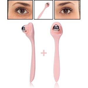 LOUZIR 2 stuks Oog en Gezicht Roller - Wallen Corrigeren - Donkere Kringen Wegwerken - Massage Apparaten - Face Massage - Eye and Face Roller