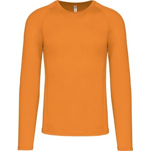 SportOndershirt Unisex XL Proact Lange mouw Orange 88% Polyester, 12% Elasthan