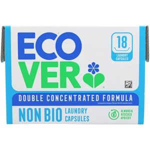 Ecover Wascapsules Universal Almond & Rescued Apricot - 8 x 18 stuks - Voordeelverpakking