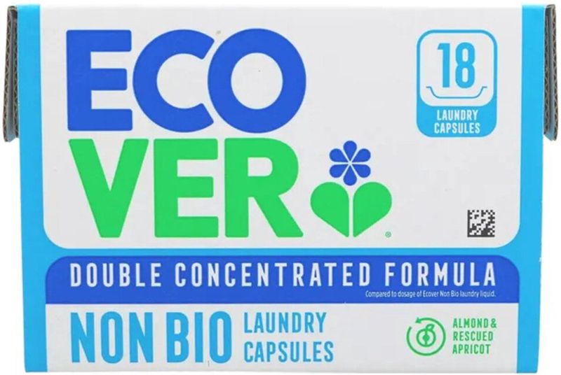 Ecover Wascapsules Universal Almond & Rescued Apricot - 8 x 18 stuks - Voordeelverpakking