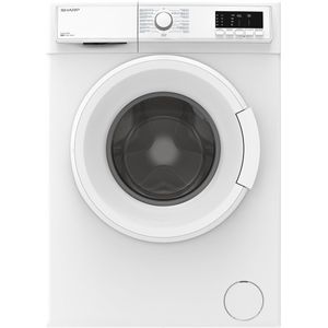 SHARP-ESHA612WDBE-WASMACHINE-6KG-1200TOEREN-ENERGIE KLASSE D-WIT