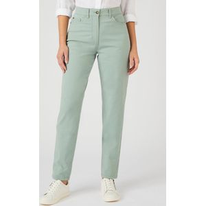 Damart - Mom jeans 5 zakken - Dames - Groen - 38