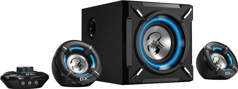 Genius - GX Gaming SW-G 2.1 - Luidsprekers - Zwart/Blauw