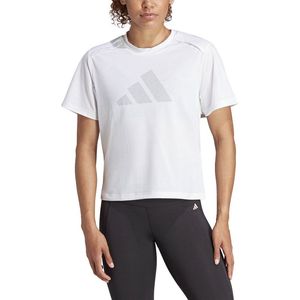 Adidas Power Bl T-shirt Met Korte Mouwen Wit S Vrouw