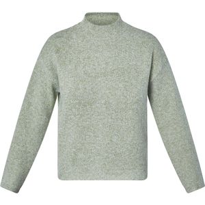 SISTERS POINT Luca-Pu - Dames Trui - Green mel - Maat XS