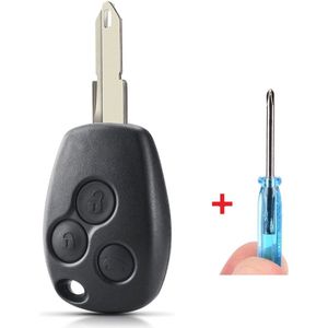 Autosleutel behuizing 3 knoppen geschikt voor Renault sleutel / Renault Master / Renault Trafic / Opel Movano / Opel vivaro.