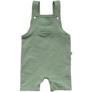 Baby tuinbroek/ dungaree- Maat 92- Katoen- kort- Groen- MXM