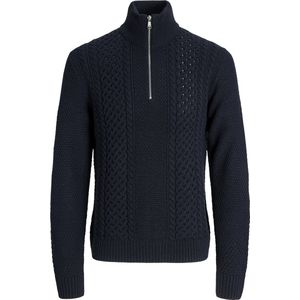 Jack & Jones - JJPAUL KNIT HALF ZIP - Schipperstrui - Sky captain - Regular fit