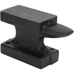 Gietijzeren Draagbare Werkbank - Robuust Aambeeld - Zwarte Tafelklauw - DIY Handwerk - Gepolijst Oppervlak - Extra Grote Voeten - Afvlakken of Vormen van Metalen