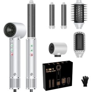 Equivera Multistyler - Airstyler - Krultang 5 in 1 - Fohnborstel - Stijltang