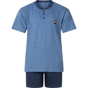 Outfitter heren shortama - maat L - Knoop - National park - blauw