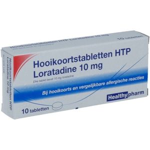 Healthypharm Hooikoortstabletten HTP Loratadine 10 mg - 2 x 10 tabletten