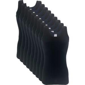 3 stuks SQOTTON onderhemd - 100% katoen - Zwart - Maat S