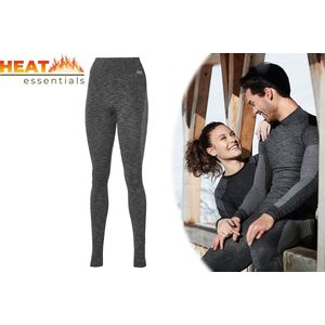 Heat Essentials - Premium Thermo Ondergoed Dames - Thermo Legging Dames - Zwart - XL - Thermokleding Dames - Thermobroek Dames - Thermolegging - Thermo Broek Dames