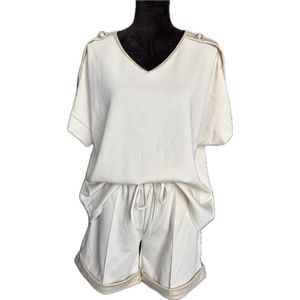 2 Delige zomerset dames ecru 202501046