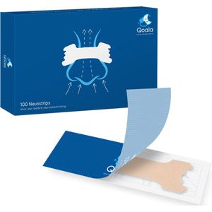 Qoala Neusstrips - Neuspleisters - Neusstrips - Anti Snurk - 100 stuks