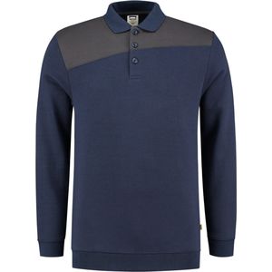 Tricorp Polo Sweater Bicolor Naden 302004 Ink / Donkergrijs - Maat XS