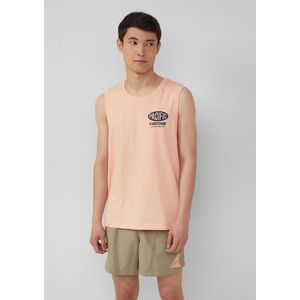 s.Oliver - Débardeur - Papaye - Coton - Met Afbeelding Voorzijde