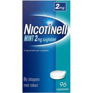 Nicotinell Zuigtablet Mint 2mg - 2 x 96 zuigtabletten