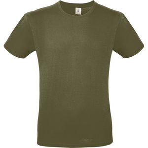 Classic E150 T-shirt B&C Collectie Urban Khaki Maat XL