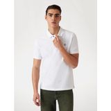 Guess - M2YP24KC9T1 - Poloshirt - Wit - Katoen - Korte Mouwen