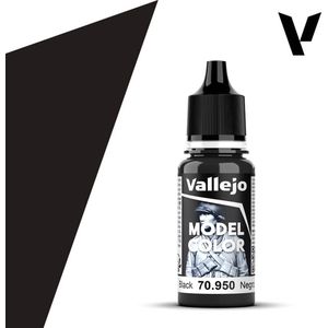 Vallejo 70950 Model Color Black - Acryl Verf flesje