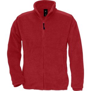 B&C Heren Icewalker+ Full Zip Fleece Top (Rood)