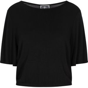 DreiMaster - Maritim Shirt - Zwart - Effen - Halve Mouw