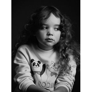 Relaxed Fit Sweatshirt panda en kat print 140-146