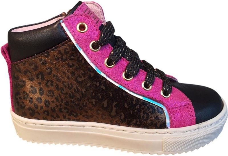 LEF - LF20252370 - Veterschoenen - Fuchsia-Zwart