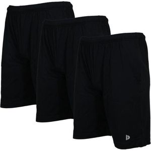 3-Pack Donnay - Ess. joggingshort (Roy) - Sportshort - Black (020) - maat M