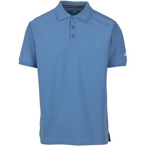 Trespass Polo Shirt Brave - Casual Polo Denim Blue-L