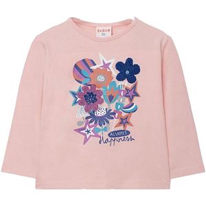 Boboli Knit T-shirt Met Lange Mouwen Roze 24 Months Jongens,Meisjes