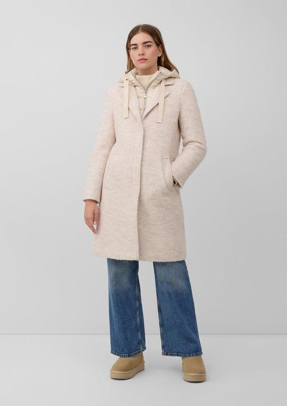 s.Oliver - Outdoor-Mantel - Wolblend - Met Uitneembaar Gewatteerd Inzetstuk