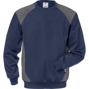 Fristads Sweatshirt 7148 Shv - Marineblauw/Grijs - L