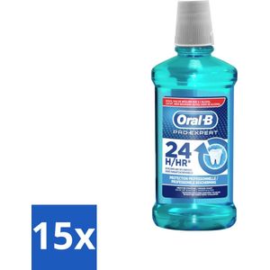 Oral-B - Pro-Expert – Mondwater – 500 ml - Bulkverpakking - 15 stuks