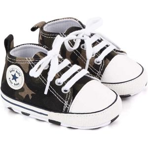 Baby Schoenen - Pasgeboren Babyschoenen - Meisjes/jongens - Eerste Baby Schoentjes 6-12 maanden - Maat 18 - Baby slofjes 12cm