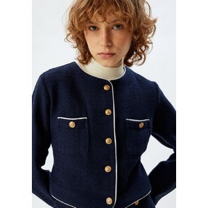 Ronde kraag Lange mouw Overhemd