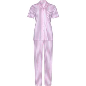 Pastunette Pyjama Pink Dream - Roze/Wit - Katoen - Doorknoop - Maat 40