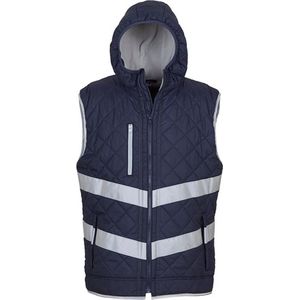 Yoko hooded gilet XXL Marineblauw