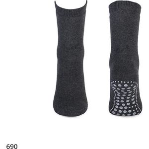 Antislip huis sokken Antraciet 31-34