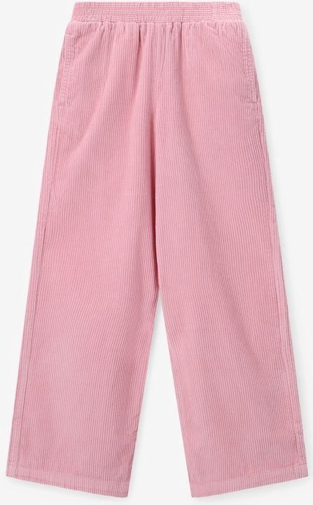 Sissy-Boy - Corduroy Broek - Roze - Hoge Taille - Wijd Uitlopende Broekspijpen