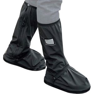 ANMI-Waterdichte overschoenen - Reflecterend - Overschoenen - Regenschoenen overtrek - L - Maten 40 - 42 - Met antislip zool