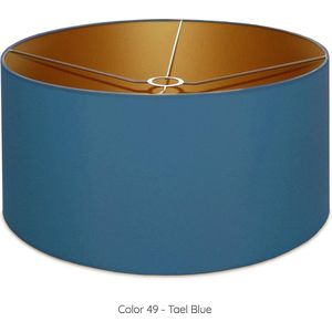 Lampenkap cilindervormig - Ø50 x h= 25cm - Tael Blue