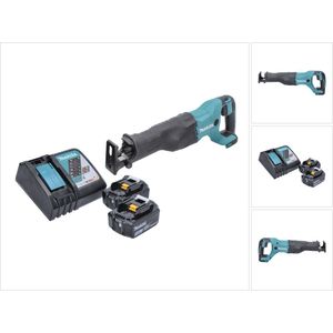 Makita DJR 186 RF accu reciprozaag 18 V + 2x accu 3.0 Ah + lader